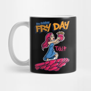 Its Friday Fry Day Mug